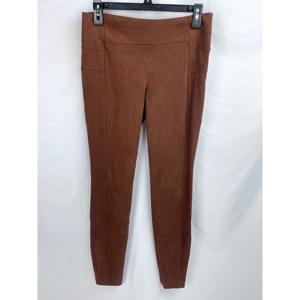 Sundance Women Size‎ 2 Brown Faux Suede Moto Pull On Zip Ankles
